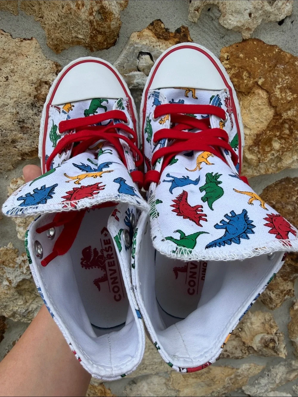 Converse dinoverse high tops kids 3 unisex